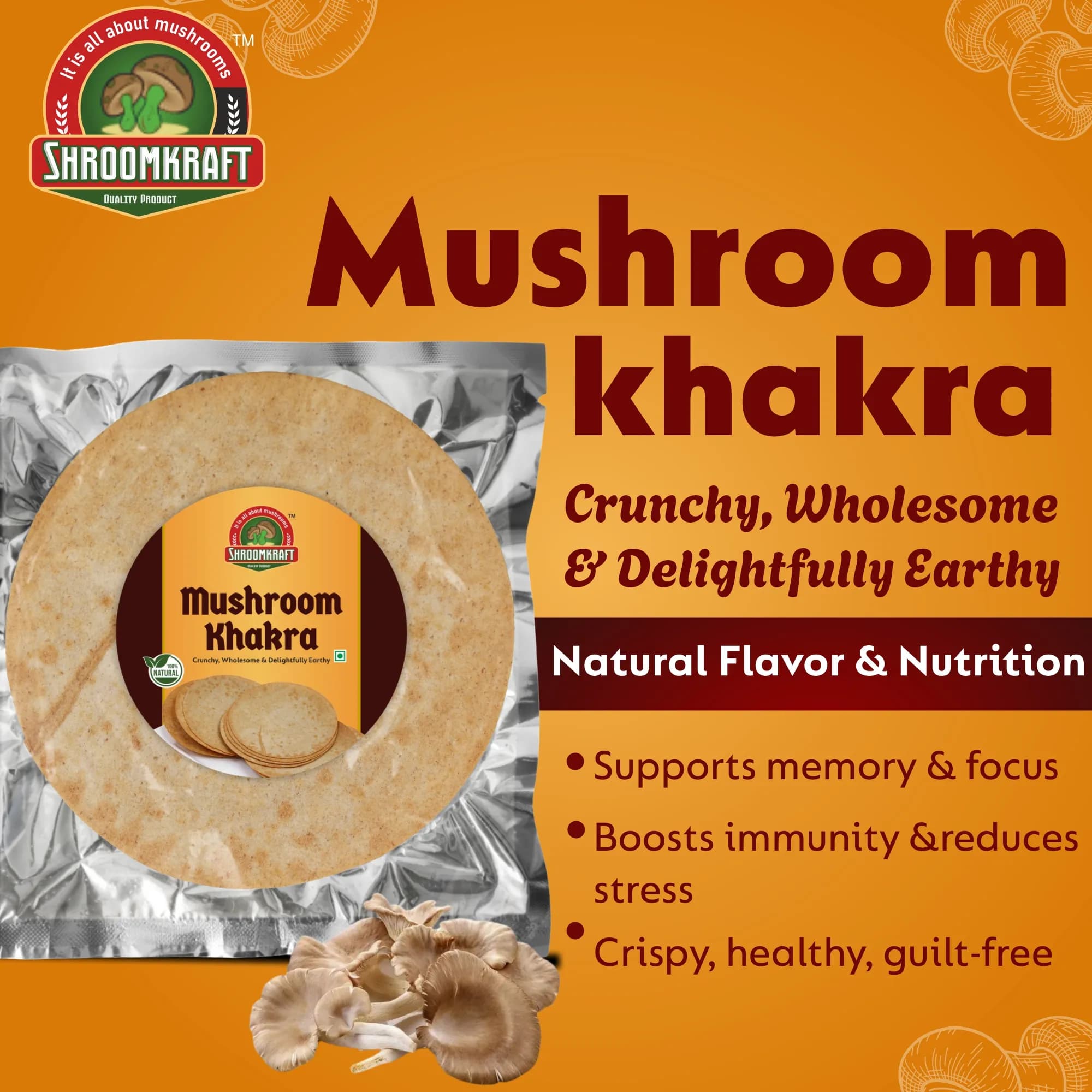 Mushroom Khakra