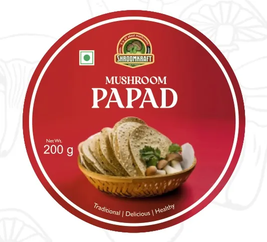 Mushroom Chana Papad